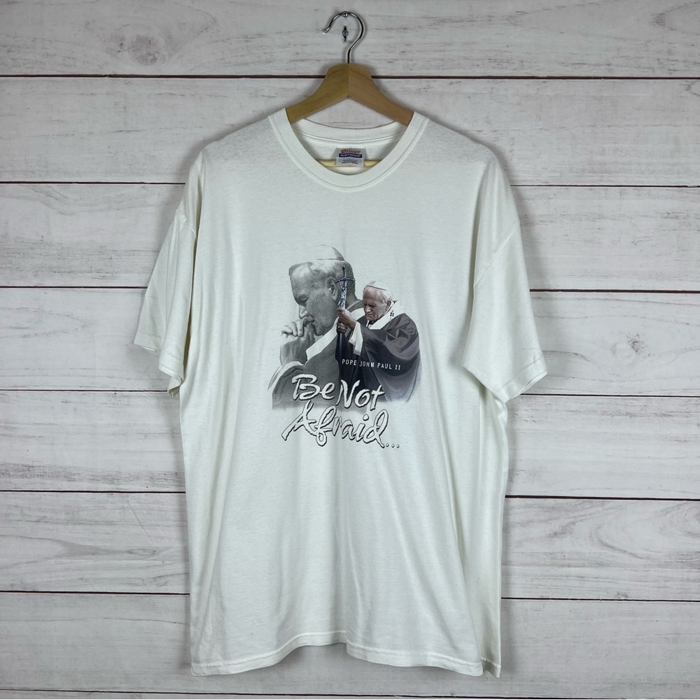 Vintage Pope John Paul T-Shirt XL